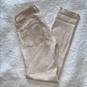 American Eagle blush jeggings
